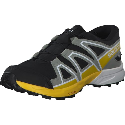 Salomon Speedcross Climasalomon Waterproof Kinder Outdoor-Schuhe, Präzise Passform, Grip, Praktischer Komfort, Black, 37