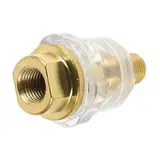 DIYEAH Mini Druckluftöler mit Inline Funktion Automatischer Schmierstoffgeber für Druckluftwerkzeuge zur Verlängerung
