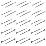 MroMax 150 Stück Splinte 2 mm x 30 mm 304 Edelstahl Federspinte Clip Pins Verschluss für Automobilmechaniker kleine Motorreparatur Silber