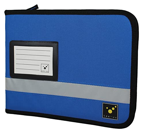 tee-uu TOUR Organizer Fahrtenbuchmappe - DIN A5 Querformat (verschiedene Farbvarianten) (blau)