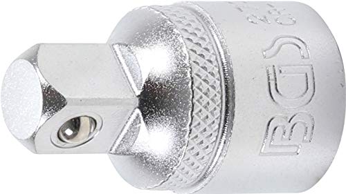 BGS 270 | Steckschlüssel-Adapter | Innenvierkant 12,5 mm (1/2") - Außenvierkant 10 mm (3/8") | Reduzierstück, Reduzierung