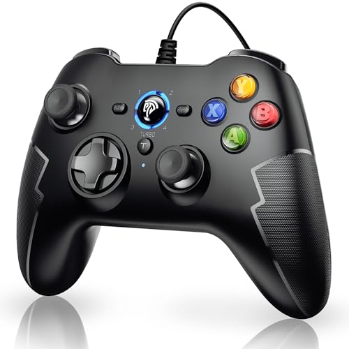 REDSTORM Wired Gamepad für Windows 10/ PS3/ Android, USB PC Gaming Controller PC Controller mit Hall Linear Trigger für PC/PS3