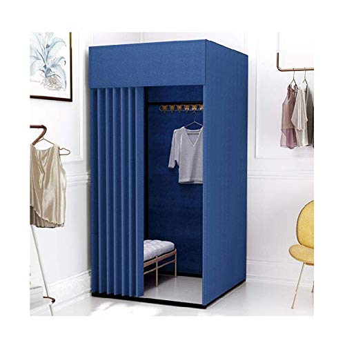 Tragbarer Ankleideraum für Bekleidungsgeschäfte, Metallrahmen, Ankleidezimmer, Ausstellungsständer, einfache Montage, Privatsphäre, Umkleideraum, ideal für Einzelhandel und Veranstaltungen