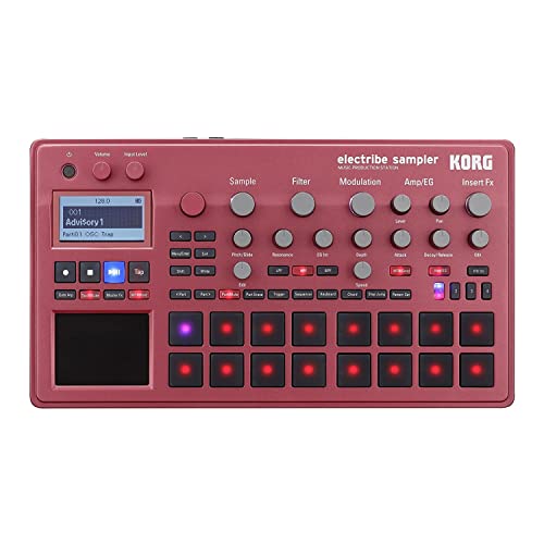 Korg - ESX2-RD Electribe Sampler Music Production Station - Red