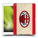 Head Case Designs Offizielle AC Milan Away 2021/22 Crest Kit Soft Gel Handyhülle Hülle kompatibel mit Apple iPad 10.2 2019/2020/2021