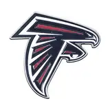 NFL Atlanta Falcons Color Emblem, Schwarz, 3x3.15