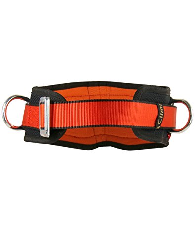 Climax Haltegurt Absturzsicherung EN358 Auffangschutz Fallschutz Klettergurt Fallgurt Bauchgurt für Erwachsene, Kletter- und Arbeitsplatzsicherheit, Unisex, Polyester, Orange
