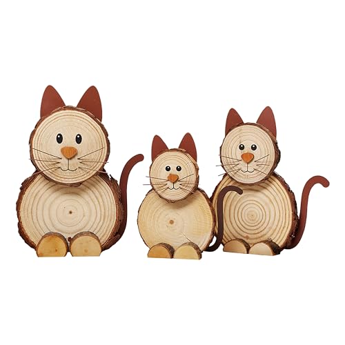 Weltbild Deko-Katzen Familie Miez 3er-Set