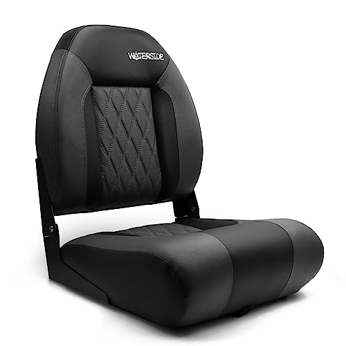 Luxus Low Back Bootssitz - Secret - Dark Series/Steuerstuhl/Klappbarer Bootsstuhl