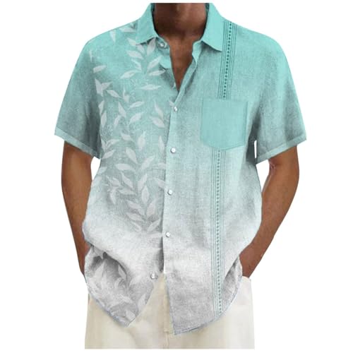 Herren Shirts Kurzarm Sommer Freizeit Männer Hemden Leicht Strand Regular Fit Hemd Mit Brusttasche Baumwollhemd Herren Weiß Meine Bestellungen Anzeigen