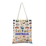 Zuo Bao Australien Tragetasche Australien Souvenir Geschenk Australien Reise Einkaufstasche Känguru-Liebhaber Geschenk, australien, CM