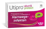 Utipro akut & protect, 3-fach stark bei akuter und wiederkehrender Blasenentzündung, akut und vorbeugend, unterstützend bei Antibiotika-Therapie, reduziert die Bakterien in Blase und Darm, 15 Stück