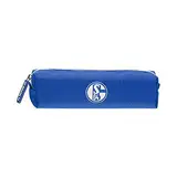 FC Schalke 04 Faulenzer, Schuletui, Mäppchen, Federtasche aus Nylon in 20 x 6 x 6 cm