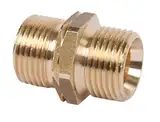 Doppelnippel G 3/8" RH x G 3/8" LH zur Verbindung von Gasschläuchen