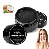 Thoquene 30g x 2PCS Zahnweiss Pulver, Natural Charcoal Teeth Whitening Powder, Zahnweiß Aktivkohle, Entfernung Zahnflecken,Erfrischender Atem