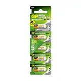 GP 23A 12V Batterie | 5 Stück Super Alkaline A23s 12v Batterie für Garagentoröffner, Fernbedienungen, Alarmsysteme, Bluetooth-Headsets etc. (Original Blister-Verpackung, Batterien einzeln entnehmbar)