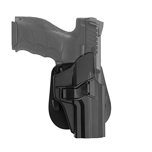 efluky HK Paddelholster Holster Pistole HK USP Holster Fit H&K USP 9mm/.40 Full Size, Paddle 60° Einstellbar