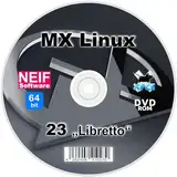 MX Linux 23 "Libretto" 64-Bit auf DVD