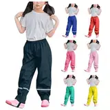 Warehouse deals angebote Unisex Kinder Matschhose Wasserdicht und Winddicht Regenhose Atmungsaktiv Matschhose für Mädchen Jungen Ungefüttert Regenbundhose Atmungsaktiv Strapazierfähig Buddelhose