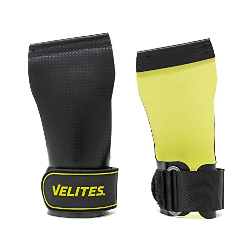 Velites I Crossfit Quad Ultra Magnesiumfreie Handschuhe I Für Crosstraining oder Gymnastik Athleten I Verbessern Sie Ihre Ergebnisse und erreichen Sie Ihre Ziele I Größe XL,Schwarz