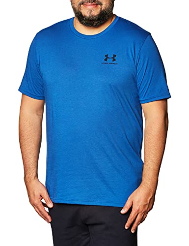 Under Armour Men's Sportstyle Left Chest Short-Sleeve T-Shirt, Tech Blue (432)/Black, XX-Large