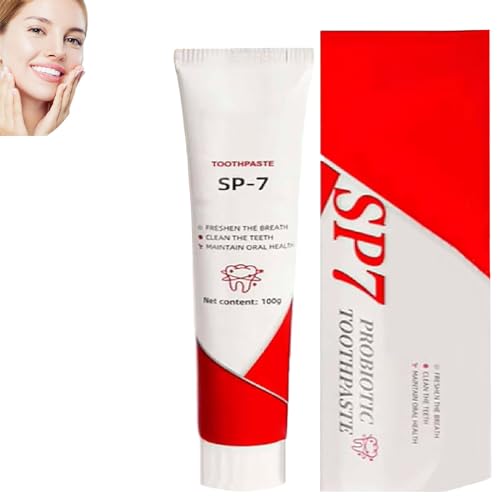 Sp-7 Probiotic Toothpaste, Sp-7 Probiotic Stain Removal Toothpaste, Sp-7 Cleaning Toothpaste, Sp-7 Toothpaste, Deeply Cleaning, Fresh Breath (1pcs)