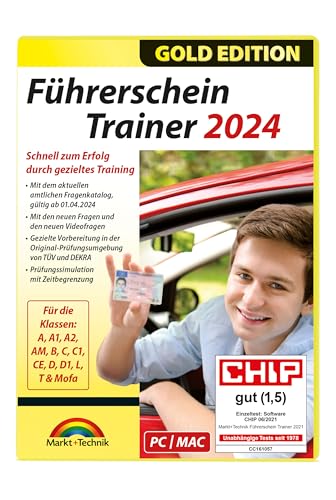 Führerschein Trainer 2024 - Original amtlicher Fragebogen