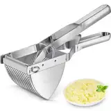 Kartoffelpresse, Sopito Kartoffelpresse Edelstahl Baby Essen Obst und Gemüse kartoffelstampfer für Cremige Flauschige Kartoffelpüree und Lebensmittelrezept