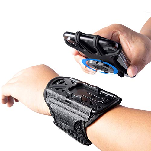 HLOMOM Sportarmband Abnehmbares Handy,Handyhalterung Arm Joggen-360° Drehbares Universal für iPhone 15/14/13 Pro/13/12 Pro/11 Pro Max/X/8 etc. Alle 4-6,5" Smartphones