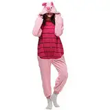 Venaster Pyjamas Herren Erwachsene Unisex Animal Cosplay Overall Pajamas Anime Schlafanzug Jumpsuits Spielanzug Kostüme