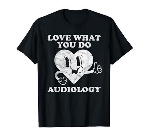 Retro-Audiologe oder Hörspezialist oder Audiologie-Liebhaber T-Shirt