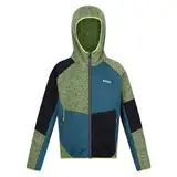 Regatta Jungen Dissolver VIII Fleecejacke mit durchgehendem Reißverschluss, Piquant Green/Marokkanisches Blau, 164