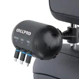 OHLPRO Multi Kopfstütze Einziehbare Auto Ladegerät, 3-in-1 USB-C Ladekabel Einziehbare Rücksitz Kfz Ladegerät für iPhone, Samsung, Android, Ideal für Taxi, Uber, Chauffeure, Reisen Zubehör