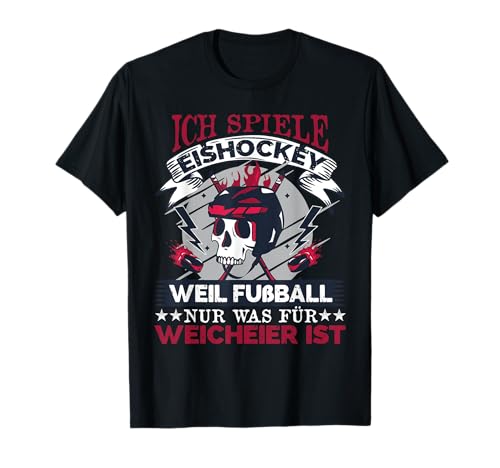 Eishockey Eishockeyfeld Eishockeyspieler T-Shirt