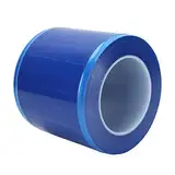 Barrier Film Blue, Tattoo Barrier Film Roll, 3,9 X 4,7 Zoll, 1200 Blatt Kunststoff-Absperrfilmband für Dental, Medizin, Tattoo (blau transparent)