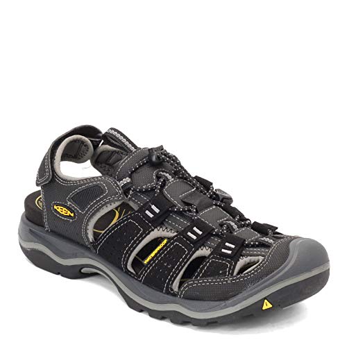 KEEN Rialto II H2 Sport-Sandale für Herren, schwarz / grau, 44 EU