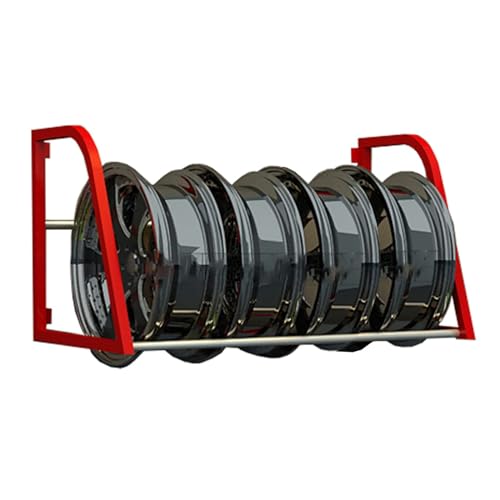 XDAWQP Reifenregal zur Wandmontage mit Einer Kapazität von 220,4 lb, Reifenregal für Reparaturwerkstätten, Automobilgeschäfte, Schuppen, Auto-Tuning-Geschäfte, Garagen