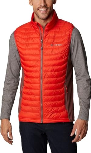 Columbia Powder Pass Weste Spicy, Light Raisin XS