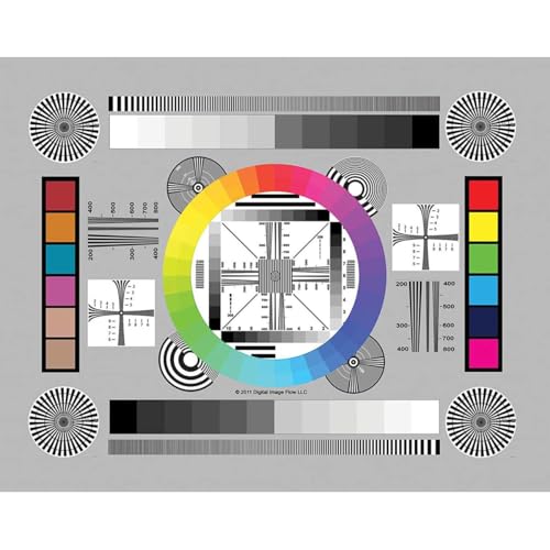 DGK Farbe Tools dgk-csd Set von 3 hohe Auflösung 20,3 cm von 27,9 cm chrom SD Professional Objektiv Test Diagramm für Objektiv die Prüfung – Kalibrierung – Auflösung und Farbmanagement für Digital Foto und Video