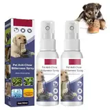 2 Stück Anti Kau Spray Hund, Tierabwehrspray 100ml, Anti Kratz Spray Katzen, Anti Knabber Spray Hunde, Bitterspray Hund, Bitterstoffe Spray, Hält Hunde Wirksam vom Kauen ab Möbel, Kleidung und Schuhe