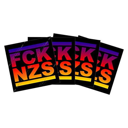 FCK NZS Sticker Paket bunt (30, 50, 100, 300 oder 500 Stück) 7,4 x 7,4cm