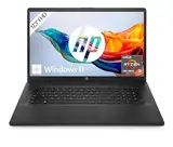 HP Laptop mit 17,3" FHD Display, AMD Ryzen 3 7320U, 8 GB DDR5 RAM, 512 GB SSD, AMD Radeon-Grafik, Windows 11, QWERTZ, Schwarz inkl. 25 GB Dropbox-Speicher für 12 Monate