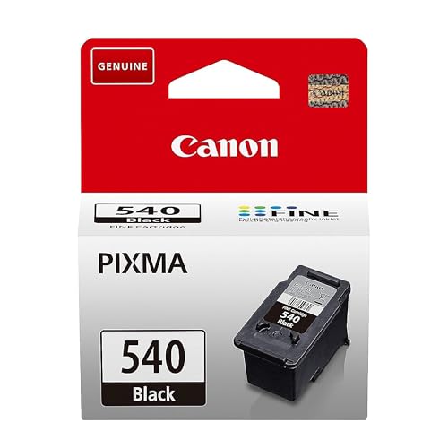 Canon Tinte - PG-540 Original Druckerpatrone Schwarz - Druckt bis zu 180 A4-Seiten (1 x Patrone) - Kompatibel PIXMA Druckern