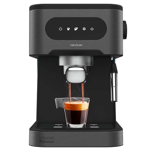 Cecotec Espressomaschine Power Espresso 20 Coldbrew. Espresso und Cappuccino, Kaltkaffee, 20 Bar Druck, schwenkbarer Dampfauslauf Professionelle Qualität zu Hause.