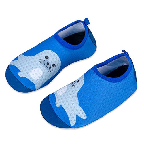 Kinder Badeschuhe Wasserschuhe Strandschuhe Mädchen Junge Schwimmschuhe Barfußschuhe rutschfeste Surfschuhe Sportschuhe Kleinkind Schwimmbad(xhb,20/21 EU)