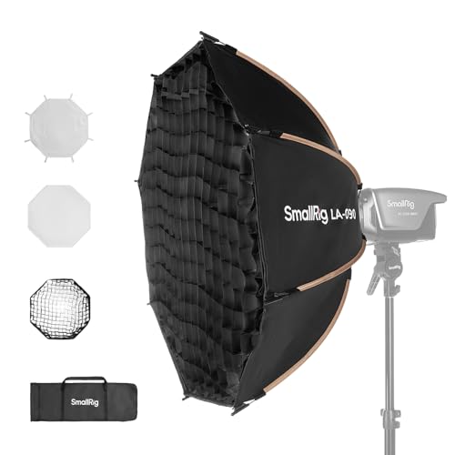 SMALLRIG 35" / 90cm Parabolic Softbox LA-O90 Quick Release Octagon Softbox für Bowens Mount COB Lights für SMALLRIG für Neewer für Aputure für Godox - 4633