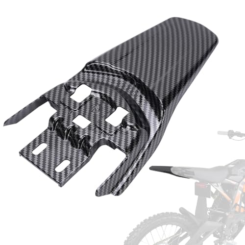 WODHMIEY Sur-Ron Kotflügel Für Motorcycle, Carbonfaser-Look, Leicht Und Robust, Hält Fahrer Und Sitz Sauber, Einfache Montage, Ersatzkotflügel Für Sur-Ron Elektrocrossräder (Rücksitz)