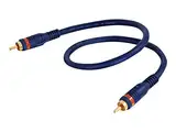 C2G 0. 5m Velocity RCA zu RCA S/Pdif Digital Audio Koaxialkabel Geeignet fàur Surround Sound System, DJ Controller, Heimkino, HDTV, Spielekonsolen, Hi-Fi Systeme, Soundbar