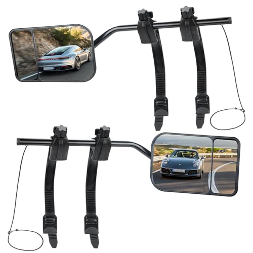 Wohnwagen Spiegel Auto,2 StüCk Wohnwagenspiegel, Caravan Aussenspiegel, Universal Zusatzspiegel Auto Außen, Wohnmobile SpiegelverläNgerung Car Spiegel, Car Accessories