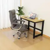 Klare Stuhlmatte Hartböden Bürostuhl Unterlage Gefrostete Bodenschutzmatte Rectangle rutschfeste Wasserdicht Leicht Zu Reinigen Schneidbar für Flur Beistelltisch Wohnzimmer Büro Dicke 1.5mm(Frosted)